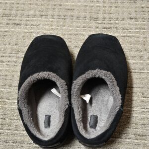 UGG Black Mules with Gray Lining